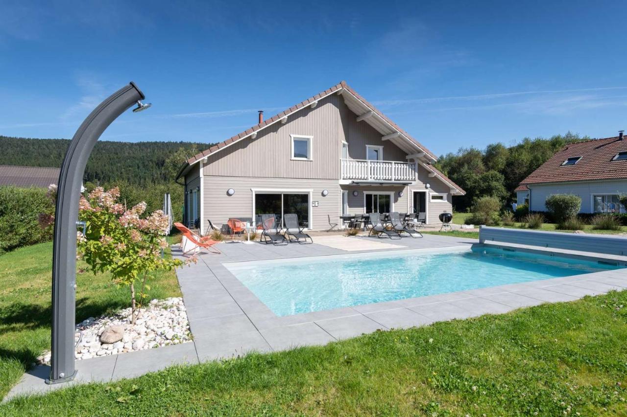 Chalet Du Bien-Etre 15P. Piscine,Spa, Hammam,Petanque,Basket Gérardmer Exteriör bild