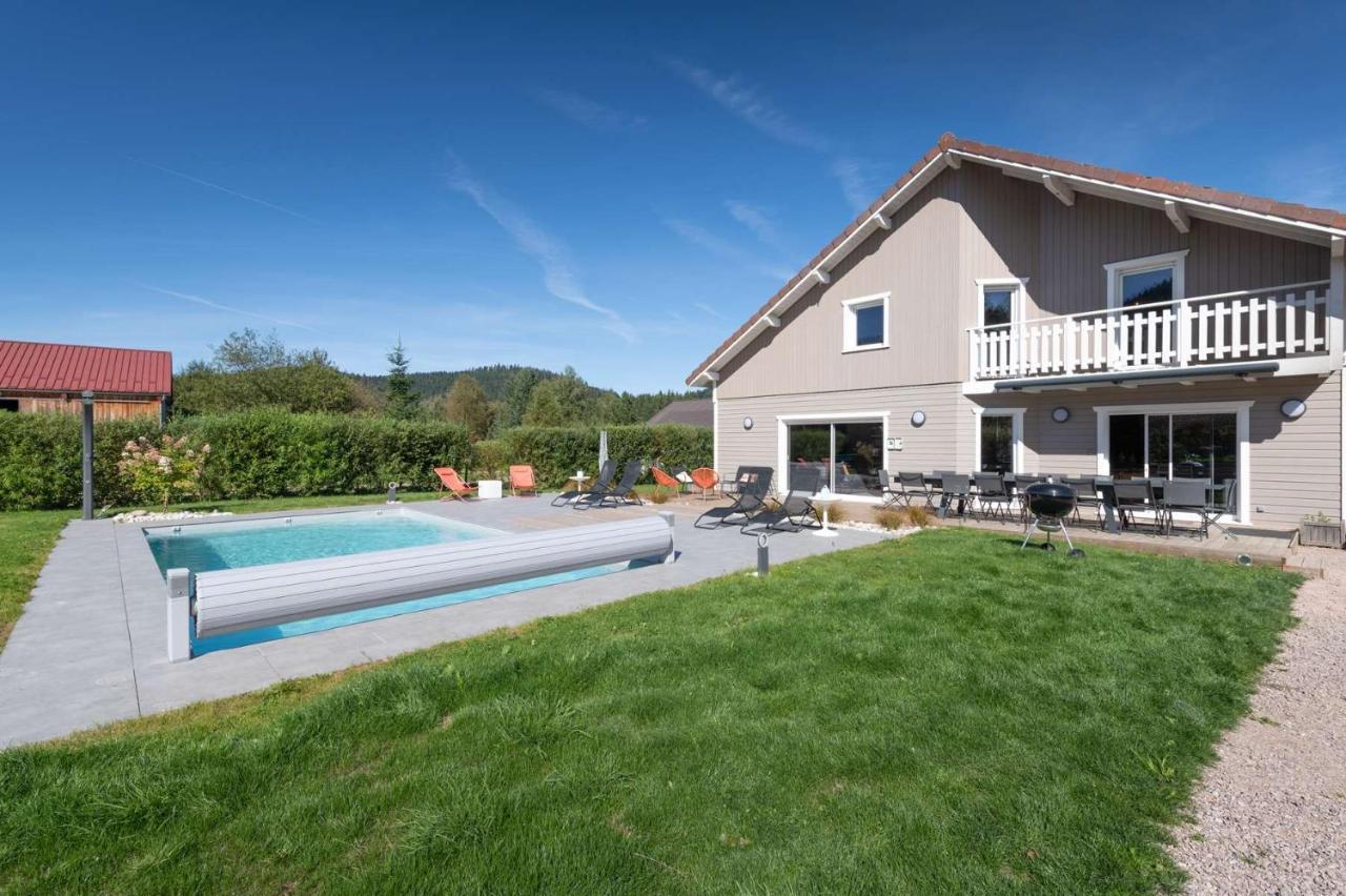 Chalet Du Bien-Etre 15P. Piscine,Spa, Hammam,Petanque,Basket Gérardmer Exteriör bild