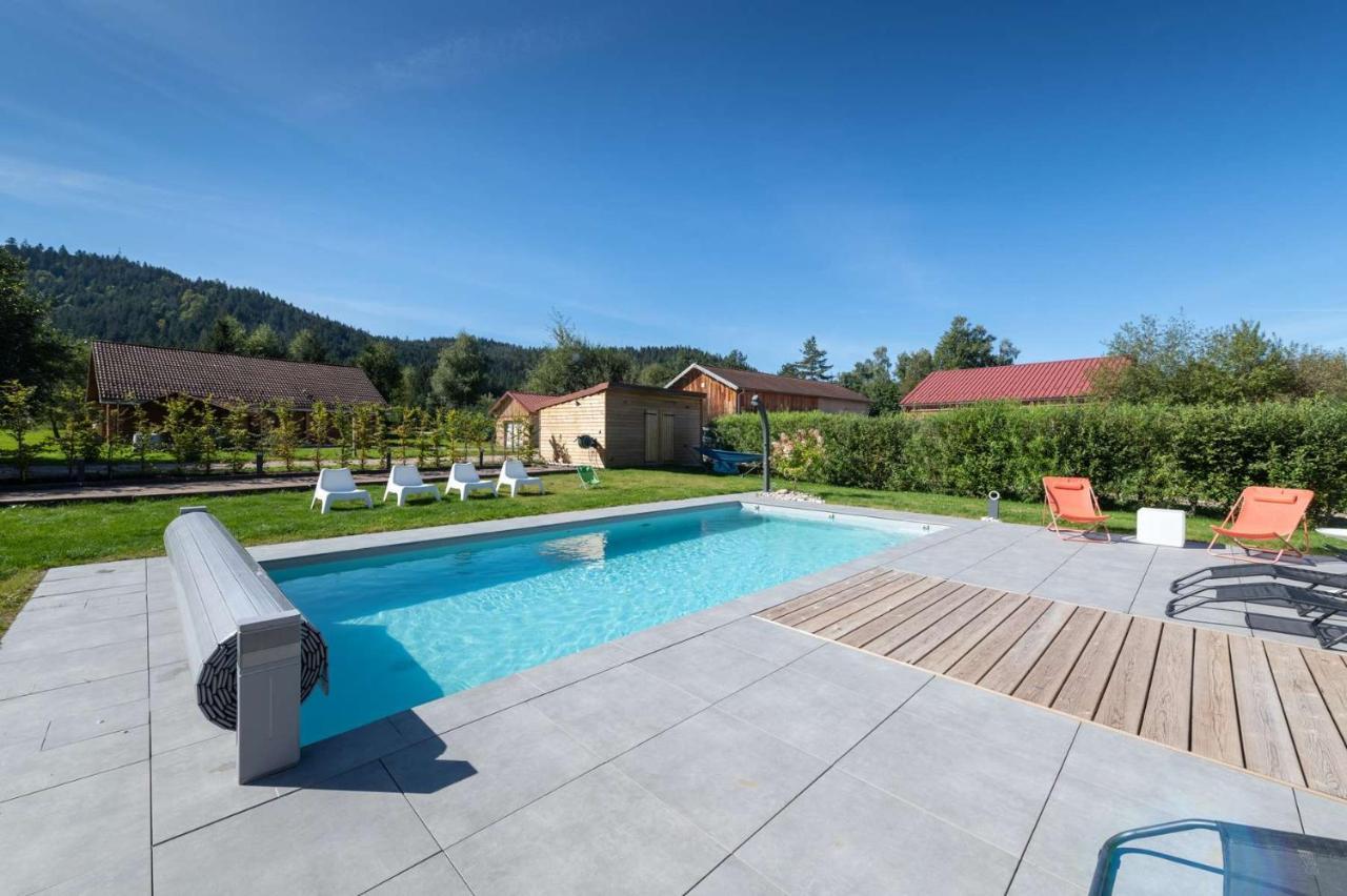 Chalet Du Bien-Etre 15P. Piscine,Spa, Hammam,Petanque,Basket Gérardmer Exteriör bild