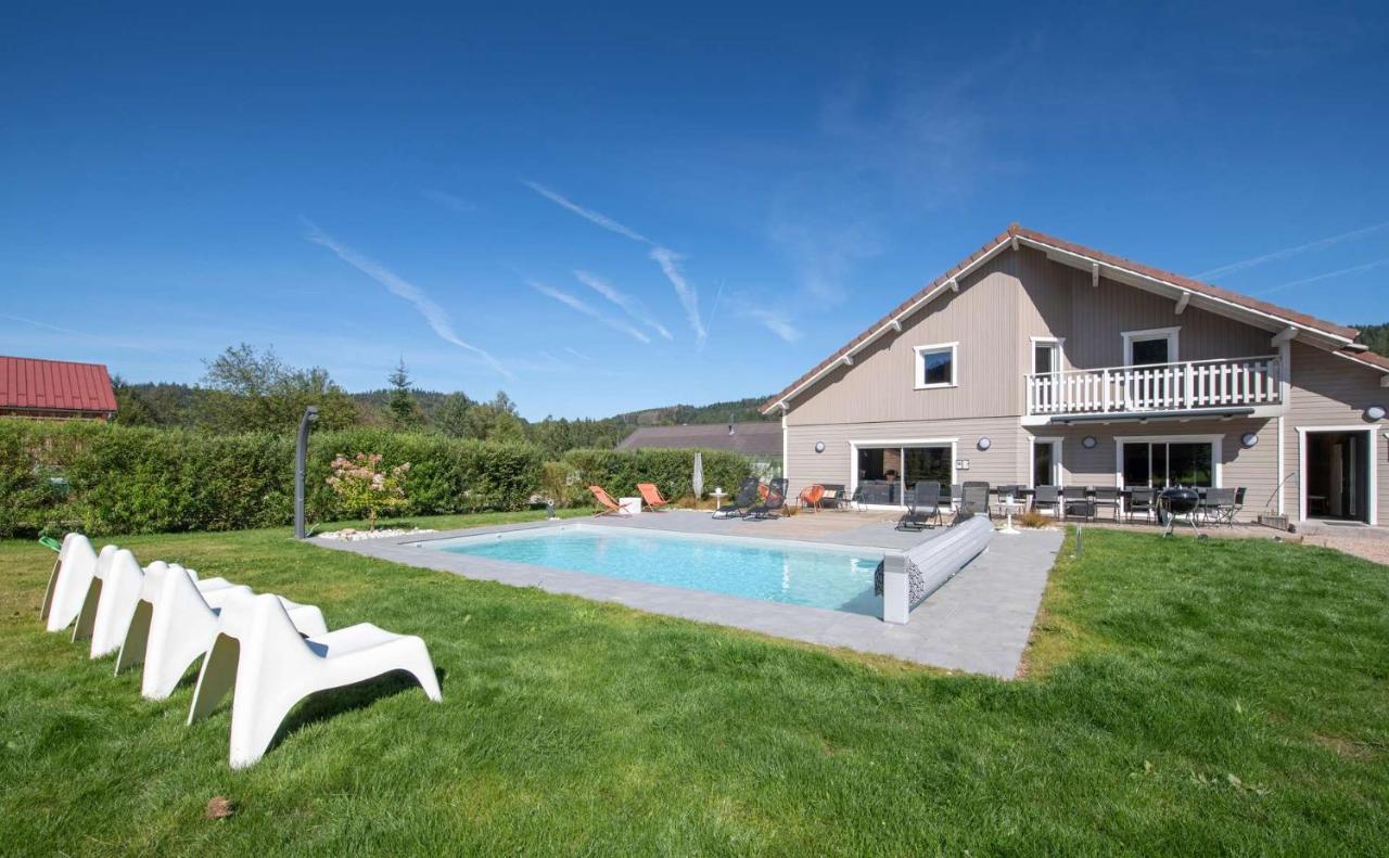 Chalet Du Bien-Etre 15P. Piscine,Spa, Hammam,Petanque,Basket Gérardmer Exteriör bild