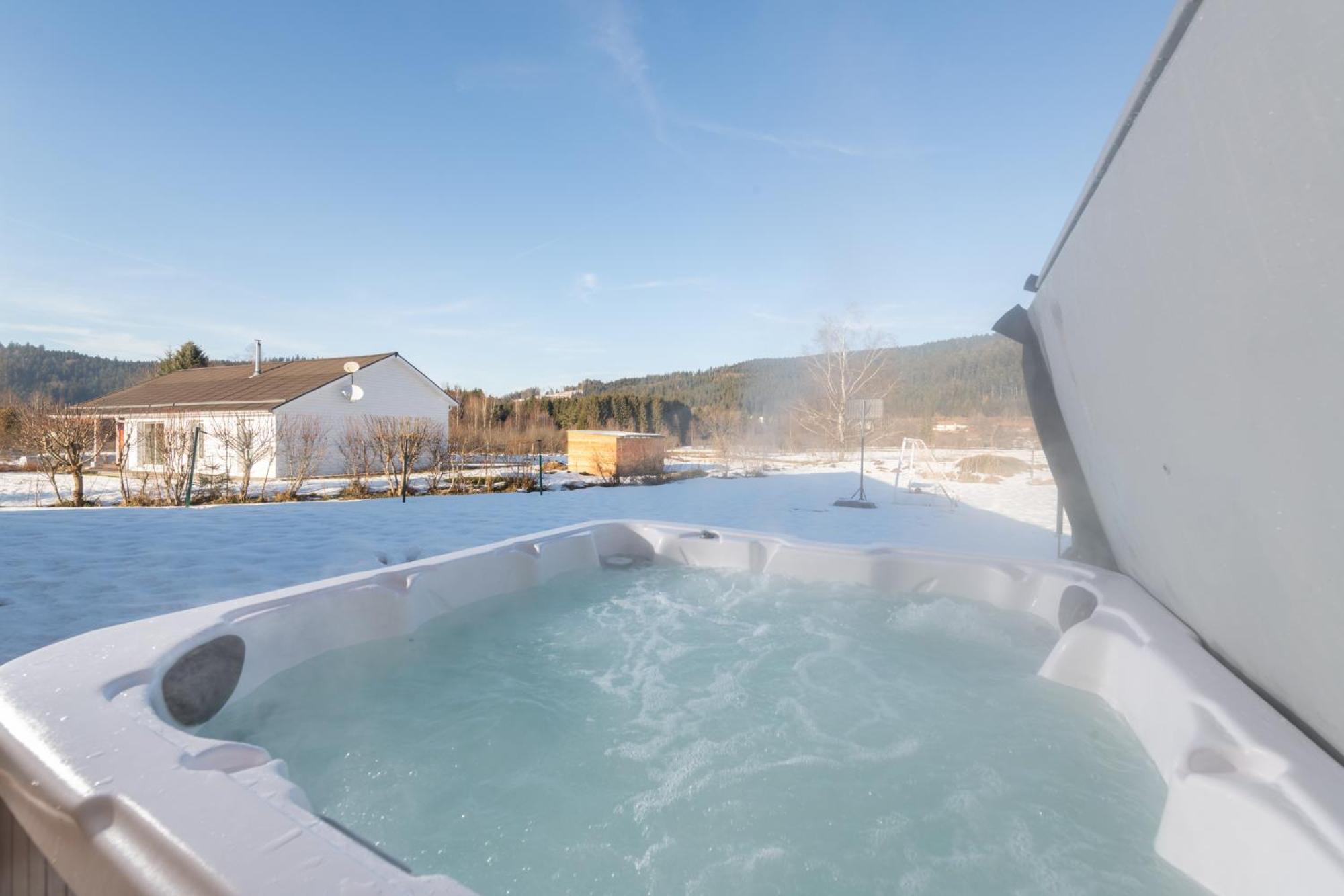 Chalet Du Bien-Etre 15P. Piscine,Spa, Hammam,Petanque,Basket Gérardmer Exteriör bild