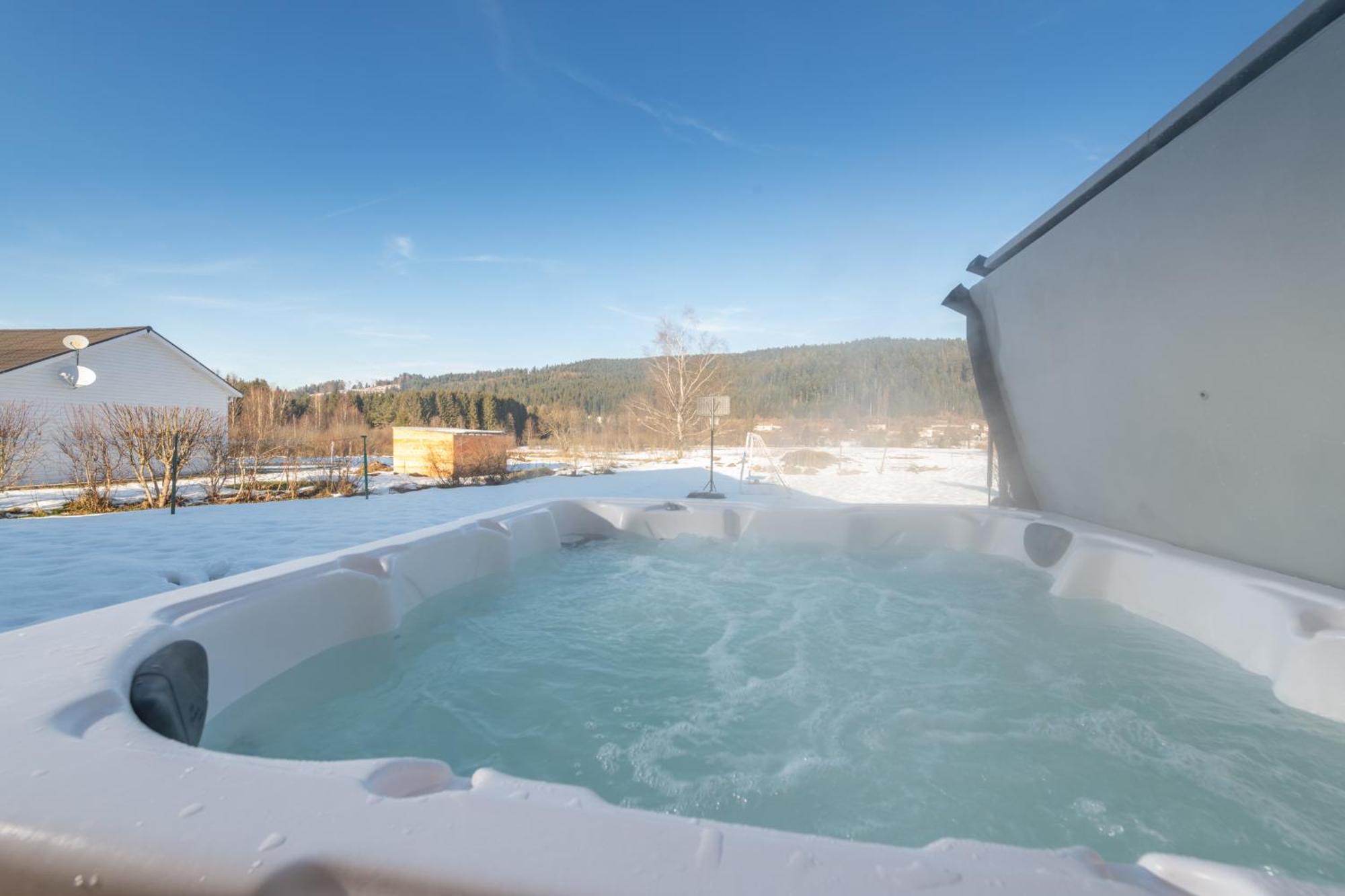 Chalet Du Bien-Etre 15P. Piscine,Spa, Hammam,Petanque,Basket Gérardmer Exteriör bild